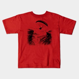 XC Dessert Flight - Paragliding Kids T-Shirt